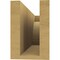 Ekena Millwork 4in. W x 6in. H x 16in. L Pescadero Woodgrain TimberThane Rafter Tail, Primed Tan RFTUR04X06X16PECRCPR - alternate 2